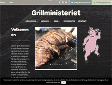 Tablet Screenshot of grillministeriet.dk